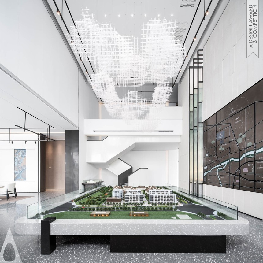 Bronze Interior Space and Exhibition Design Award Winner 2022 Xi'an Sales Office 