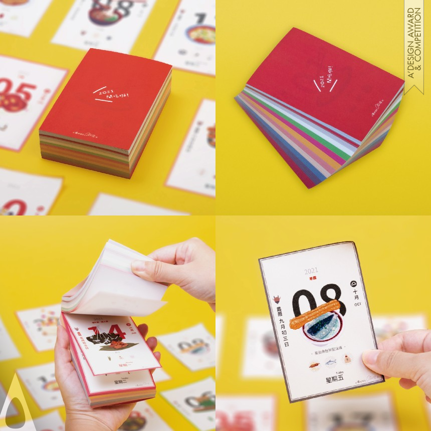 365 Days Taiwanese Foods designed by Hsiao Ting Tang and Goyen Chen