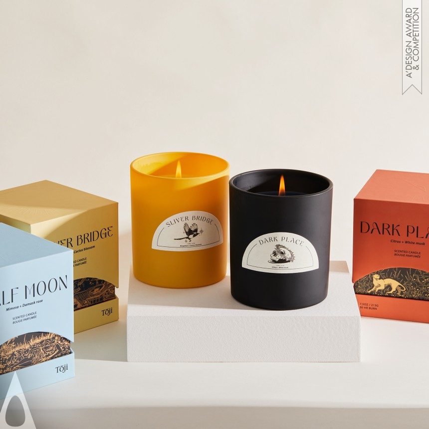 Silver Packaging Design Award Winner 2022 Toji Candle Boxes 