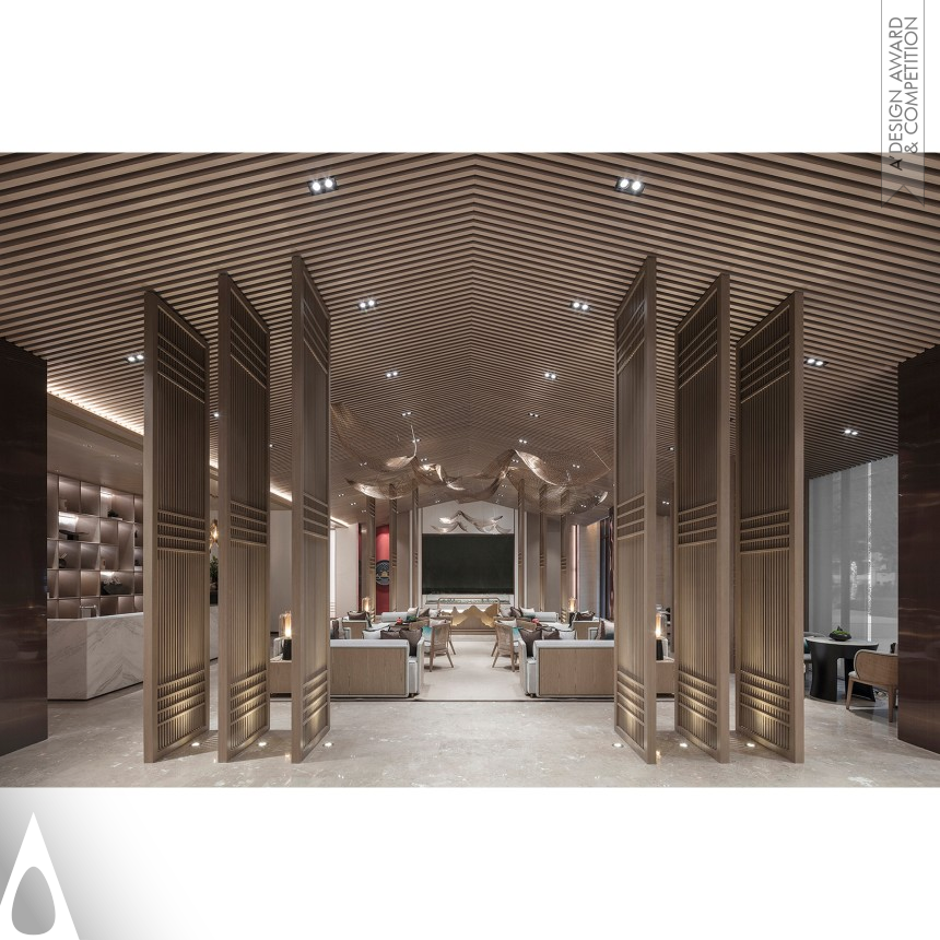 Silver Interior Space and Exhibition Design Award Winner 2022 Cindare Xiyue Mansion Sales Center 