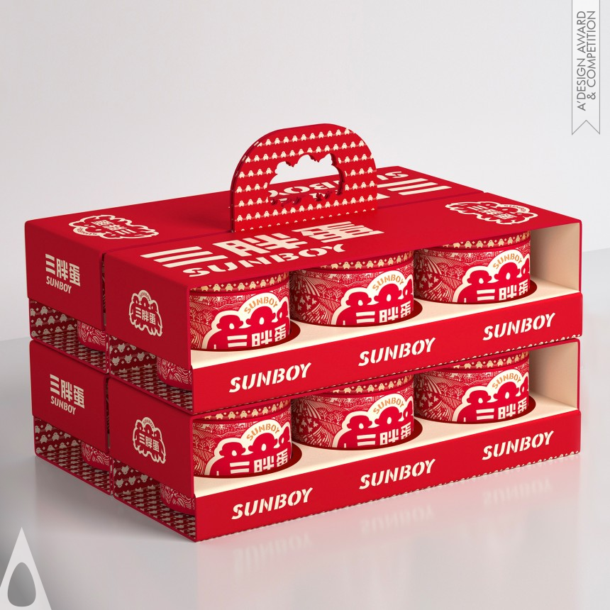 Bronze Packaging Design Award Winner 2022 Sunboy Gift Box Sunflower Seeds Packaging 