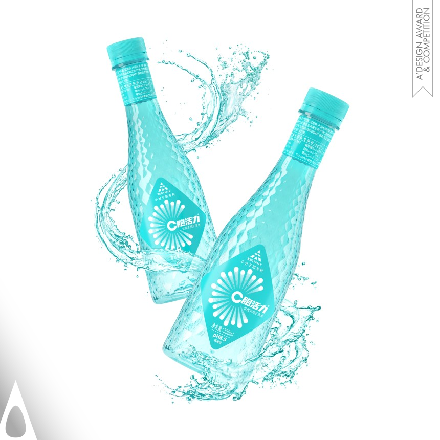 Bronze Packaging Design Award Winner 2022 C Cell Vitality Mineral Water Packaging 