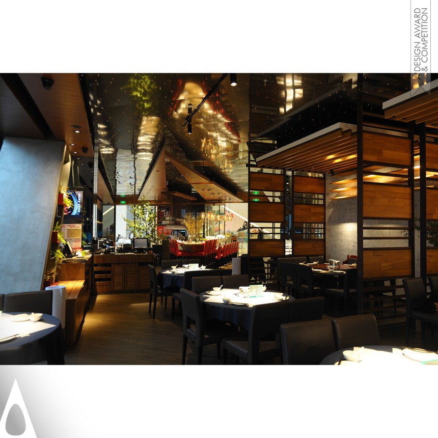 Iron Interior Space and Exhibition Design Award Winner 2022 Ten Ten Hunan Bistro Restaurant 