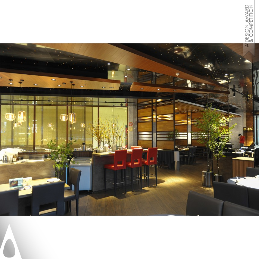 Ten Ten Hunan Bistro - Iron Interior Space and Exhibition Design Award Winner