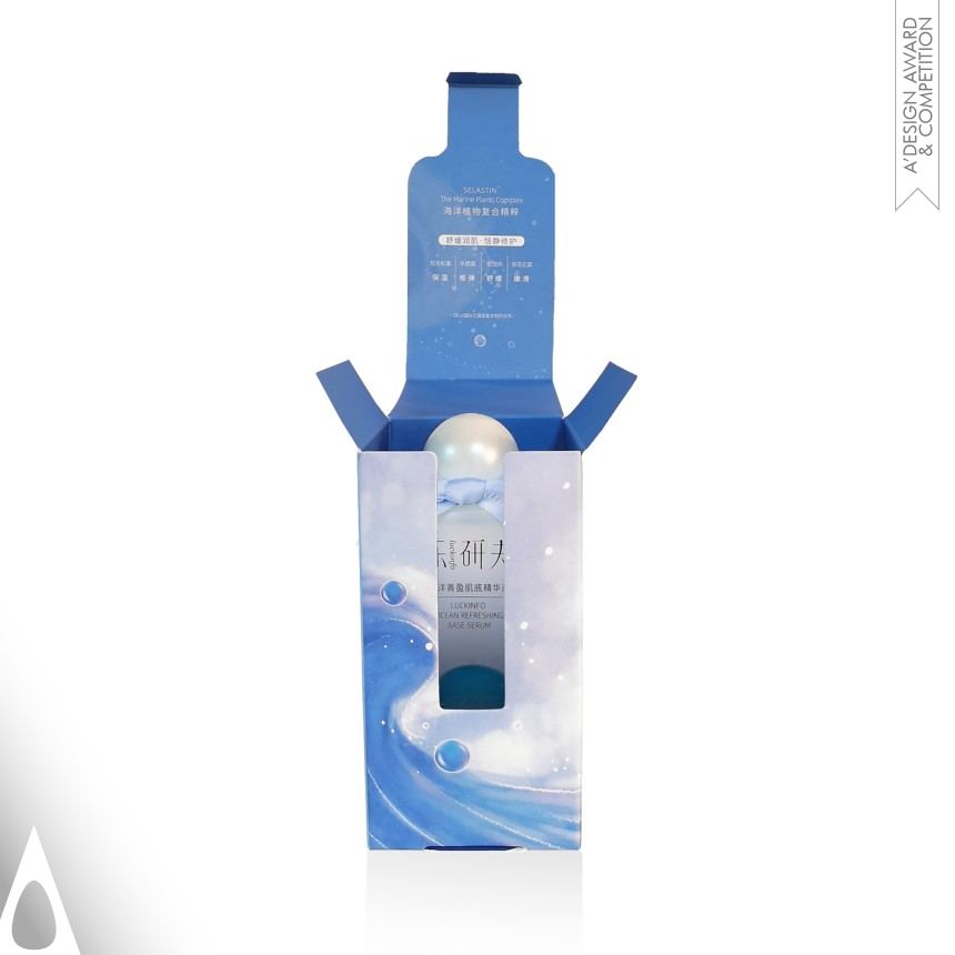 Wai Ho Cheung's Luckinfo Ocean Refreshing Base Serum Packaging