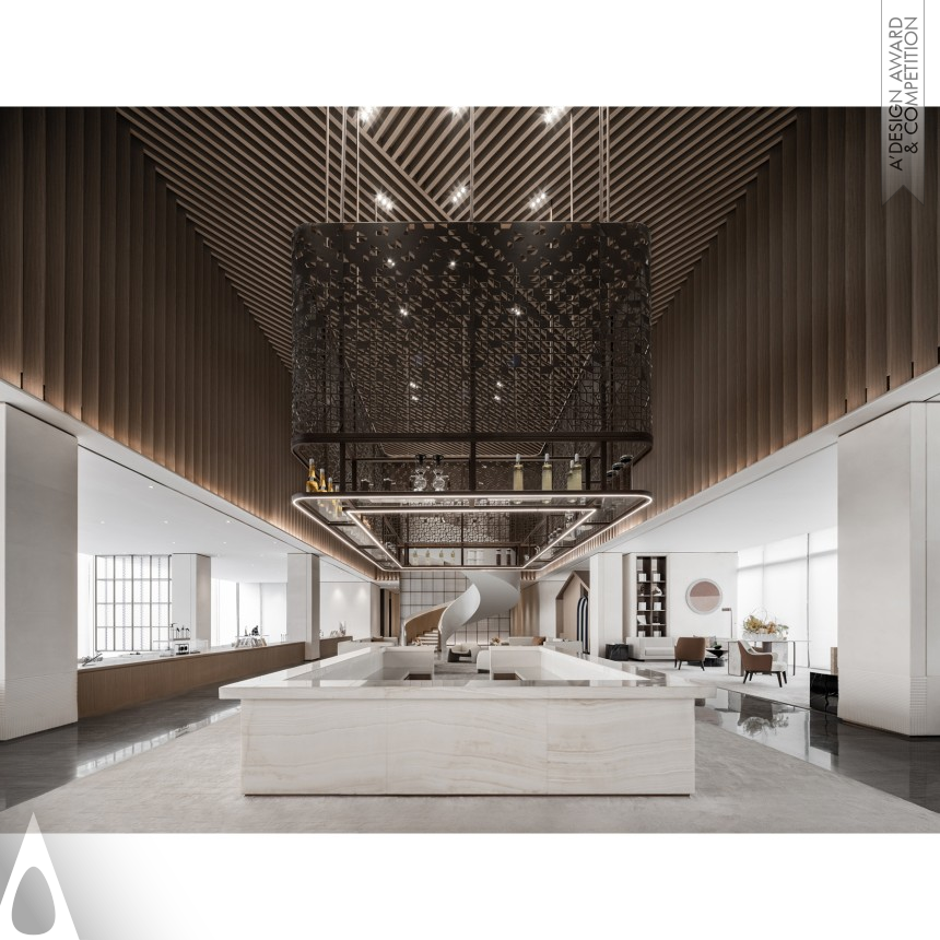 Iron Interior Space and Exhibition Design Award Winner 2022 Shiguangdao Marketing Center 