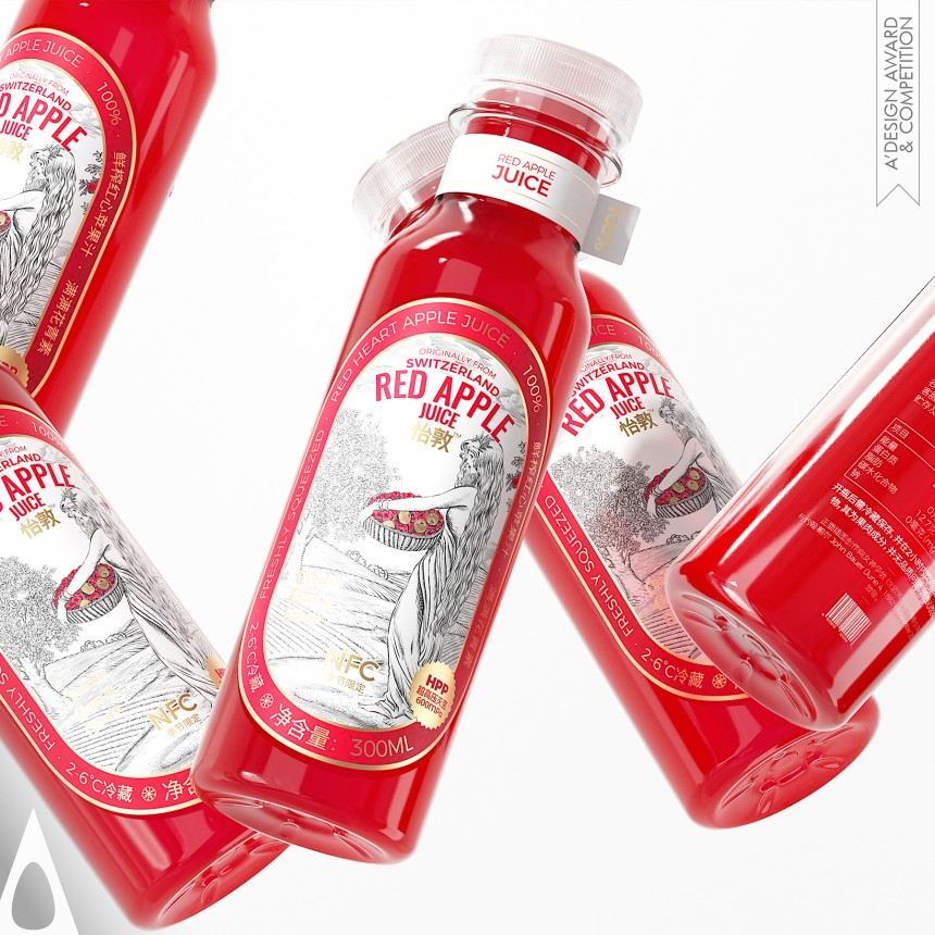 Silver Packaging Design Award Winner 2022 Idun Red Heart Apple Juice 