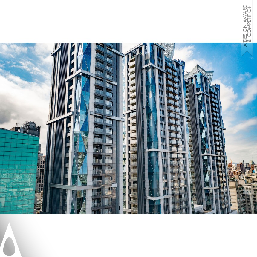 Iron Architecture, Building and Structure Design Award Winner 2022 Diamond Towers Building 