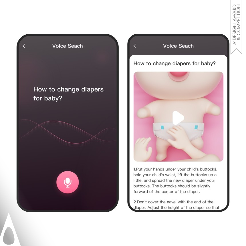 Iron Mobile Technologies, Applications and Software Design Award Winner 2022 Baby Know Female App 