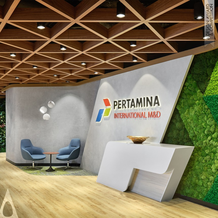 Iron Interior Space and Exhibition Design Award Winner 2022 Pertamina International Workplace 