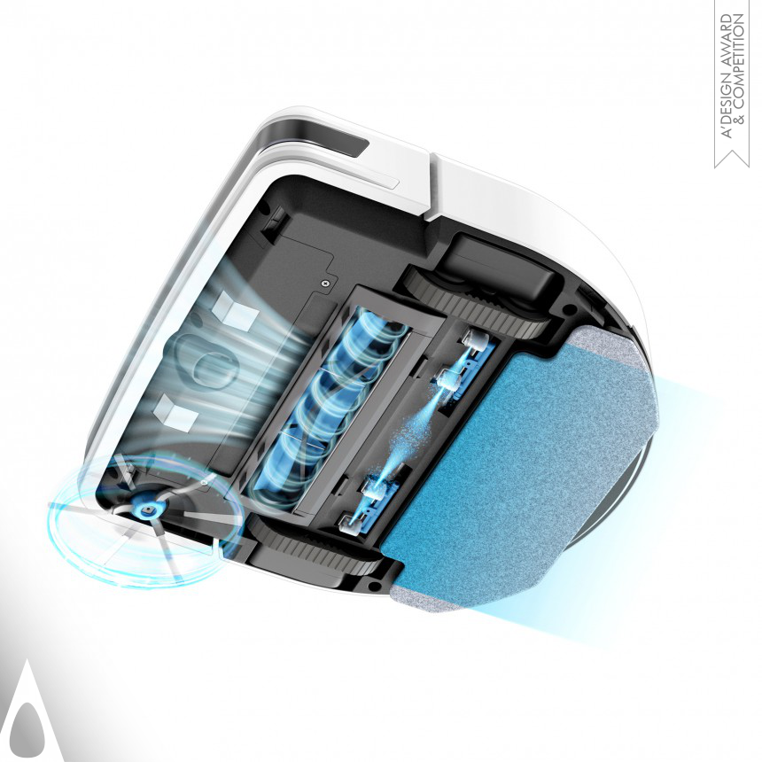 Silver Home Appliances Design Award Winner 2022 LegeeD7 Vacuum Mop Robot 