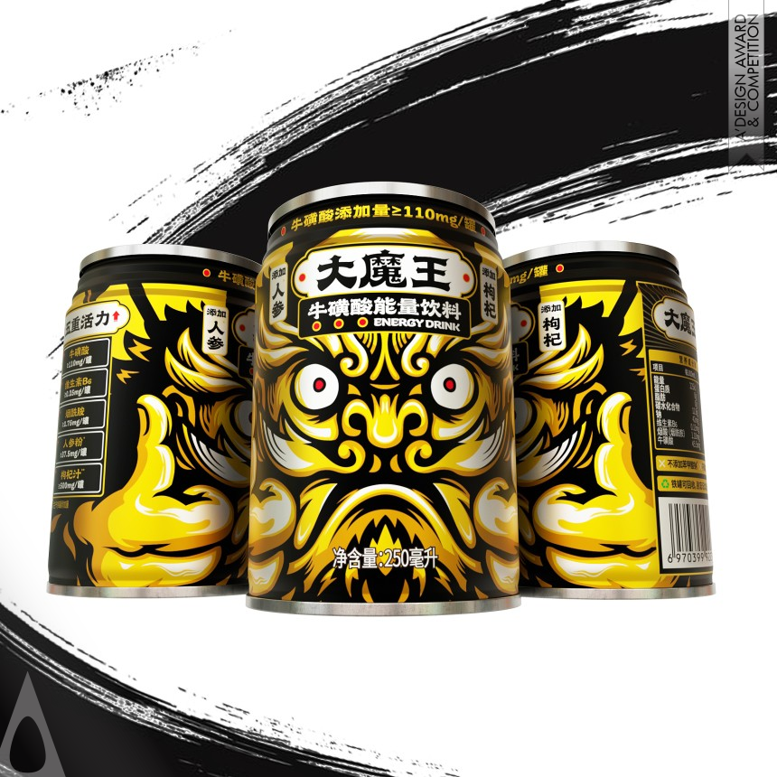 DamoWang Taurine Energy Drink designed by Chi Forest