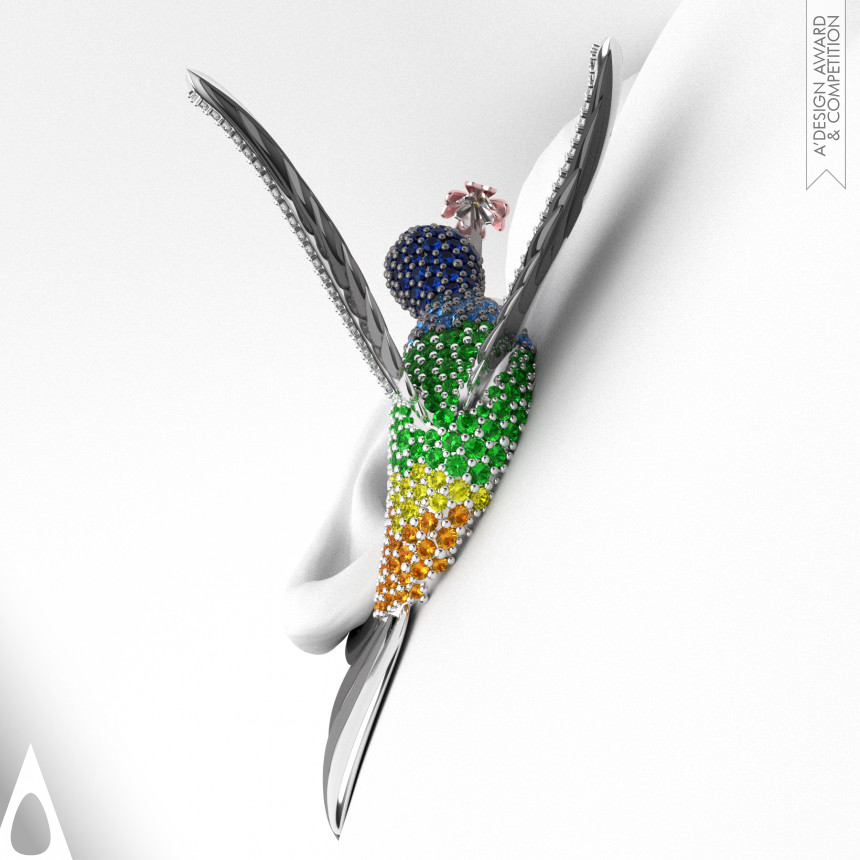 The Hummingbird - Iron Jewelry Design Award Winner