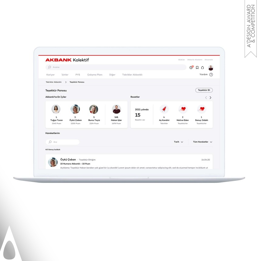 Akbank Design Studio - Staff Channels Employee Platform