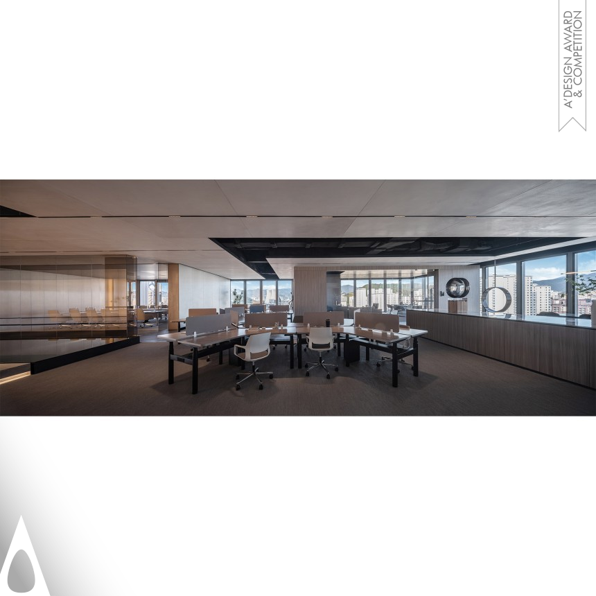 Silver Interior Space and Exhibition Design Award Winner 2022 Boundary Office 