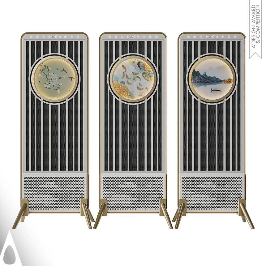 Bronze Heating, Ventilation, and Air Conditioning Products Design Award Winner 2022 Hua Ping Electric Heater 