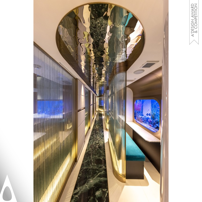 Silver Interior Space and Exhibition Design Award Winner 2022 The Grand Blue Express Restaurant 