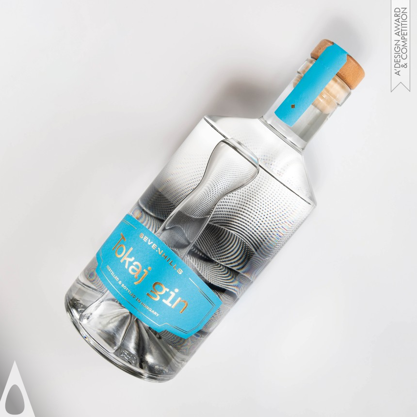 Silver Packaging Design Award Winner 2022 Tokaj Gin Label Packaging Design 