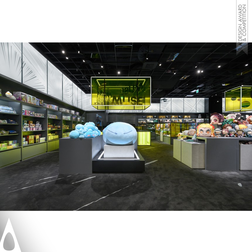 Bronze Interior Space and Exhibition Design Award Winner 2022 Galaxy Command HQ of ACG Flagship Store 