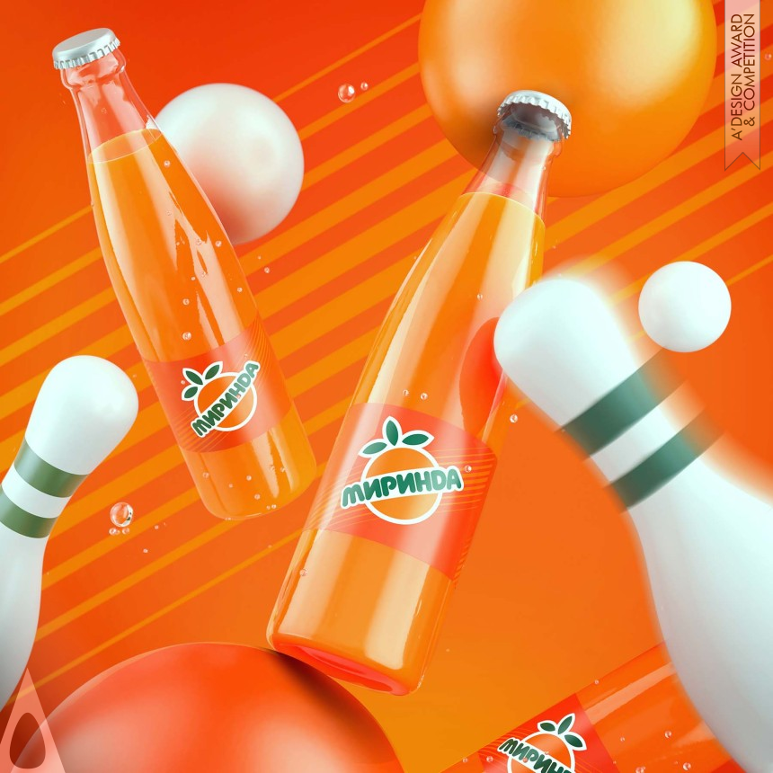 Iron Packaging Design Award Winner 2022 Mirinda Vintage Special Edition Beverage Packaging 