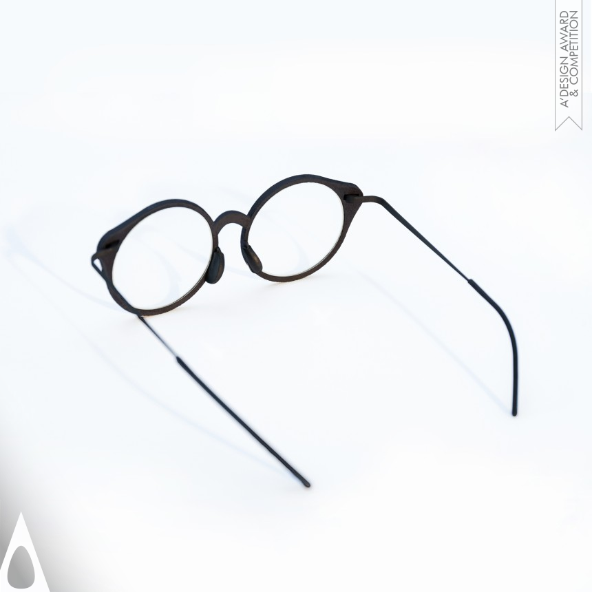 Iron Jewelry Design Award Winner 2022 Bridgeside Eyeglass Frame 