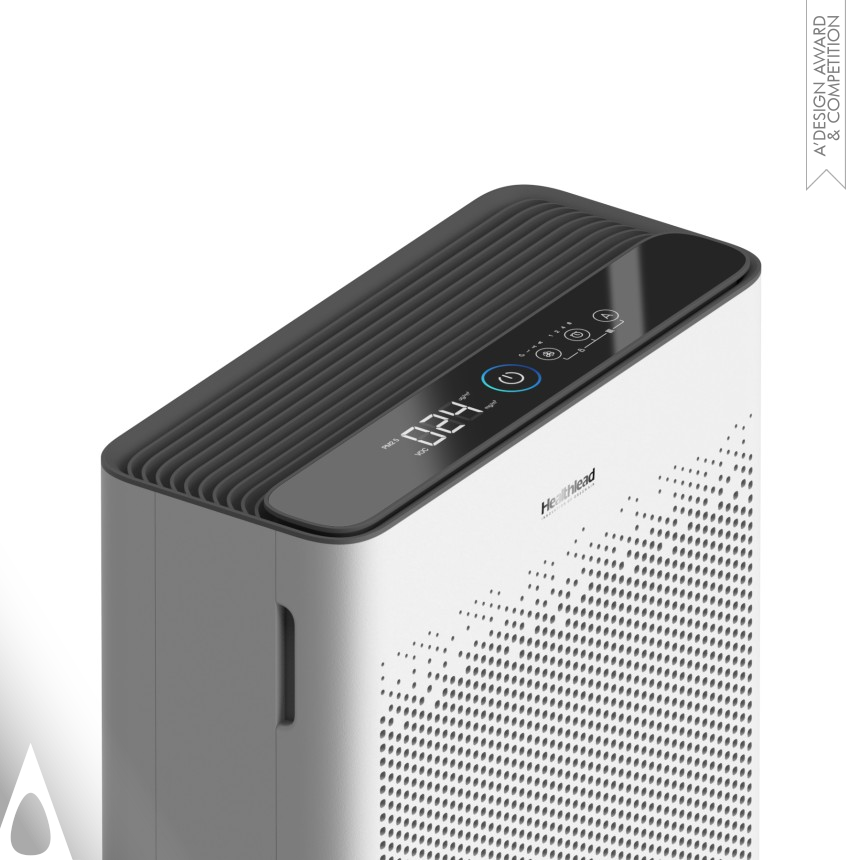 Silver Heating, Ventilation, and Air Conditioning Products Design Award Winner 2022 Compact Pro Air Purifier 