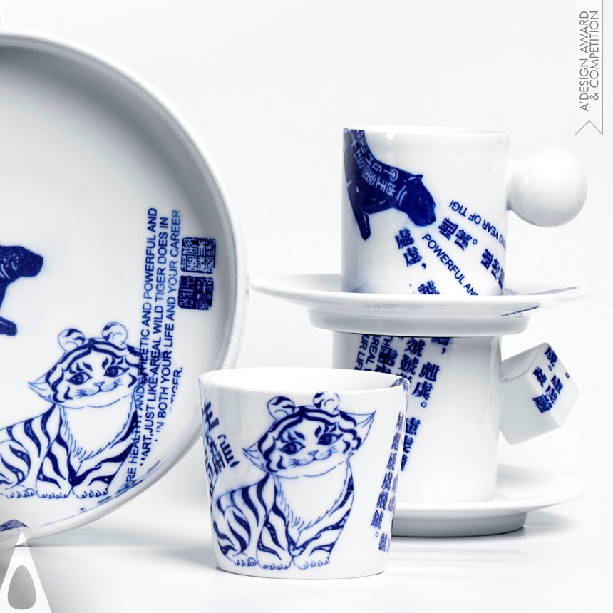 Chao Yang, Zhang Chen and Zhu Xuguang's Tiger 2022 Ceramic Tableware