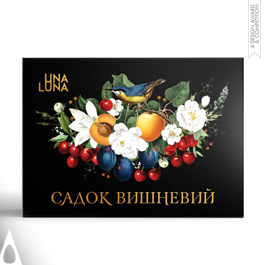 Iron Packaging Design Award Winner 2022 Una Luna Confectionery Packaging 