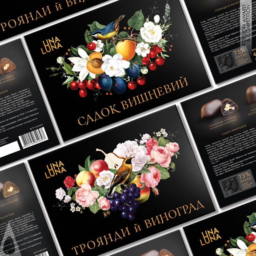 Olga Takhtarova's Una Luna Confectionery Packaging