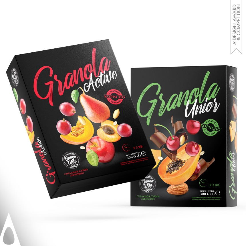 Silver Packaging Design Award Winner 2022 Granovita Granola Packaging 