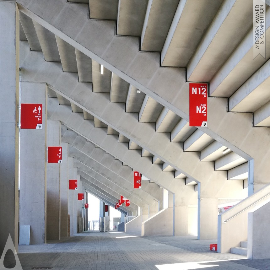 Stadium SC Freiburg - Iron Graphics, Illustration and Visual Communication Design Award Winner