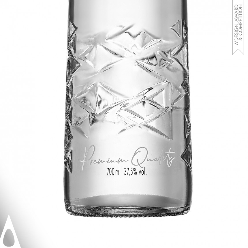 Silver Packaging Design Award Winner 2022 Sernova Vodka Packaging and Graphic 