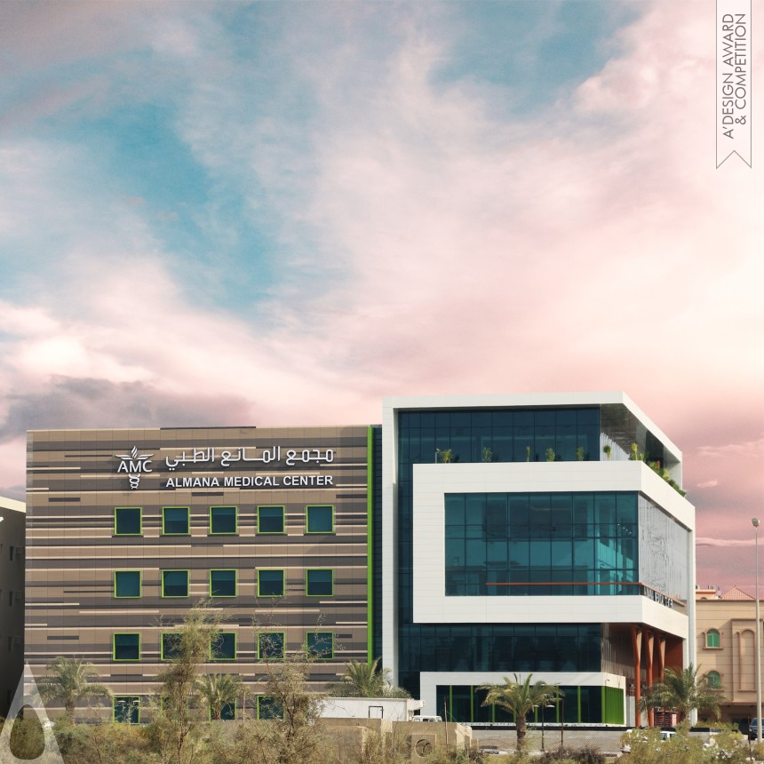 Iron Architecture, Building and Structure Design Award Winner 2022 Almana Medical Center 