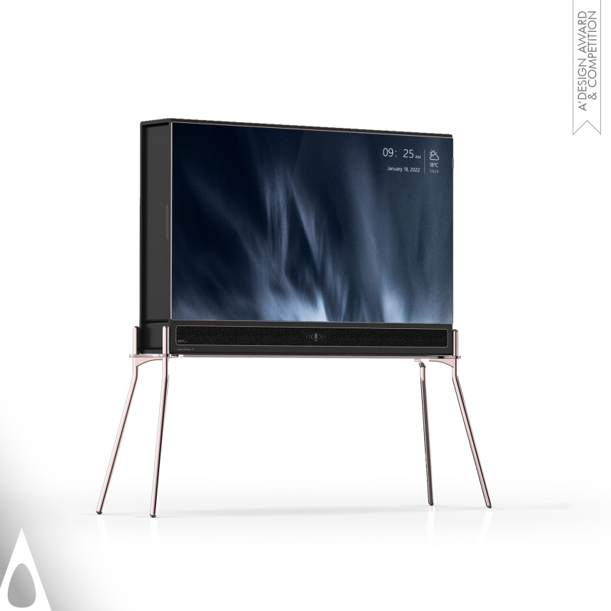 Iron Digital and Electronic Device Design Award Winner 2022 Aesthetic Series Multifunctional OLED TV 