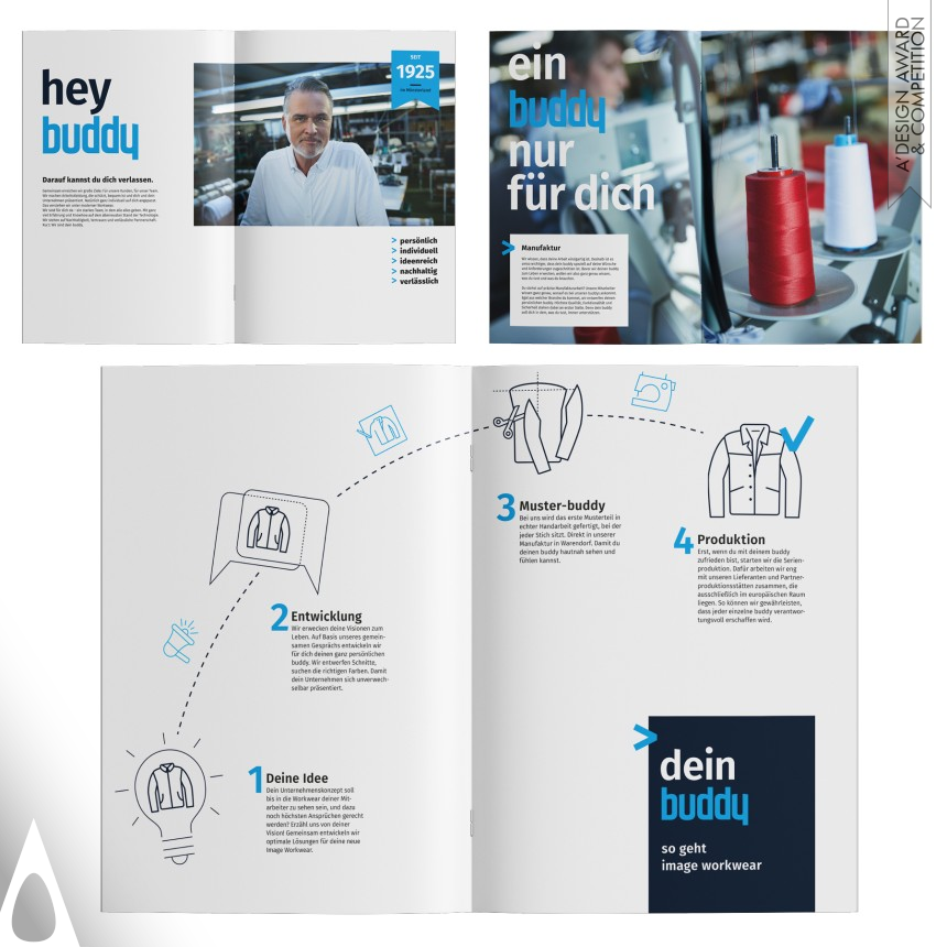 Buddy Workwear designed by Pilotfisch GmbH and Co. KG