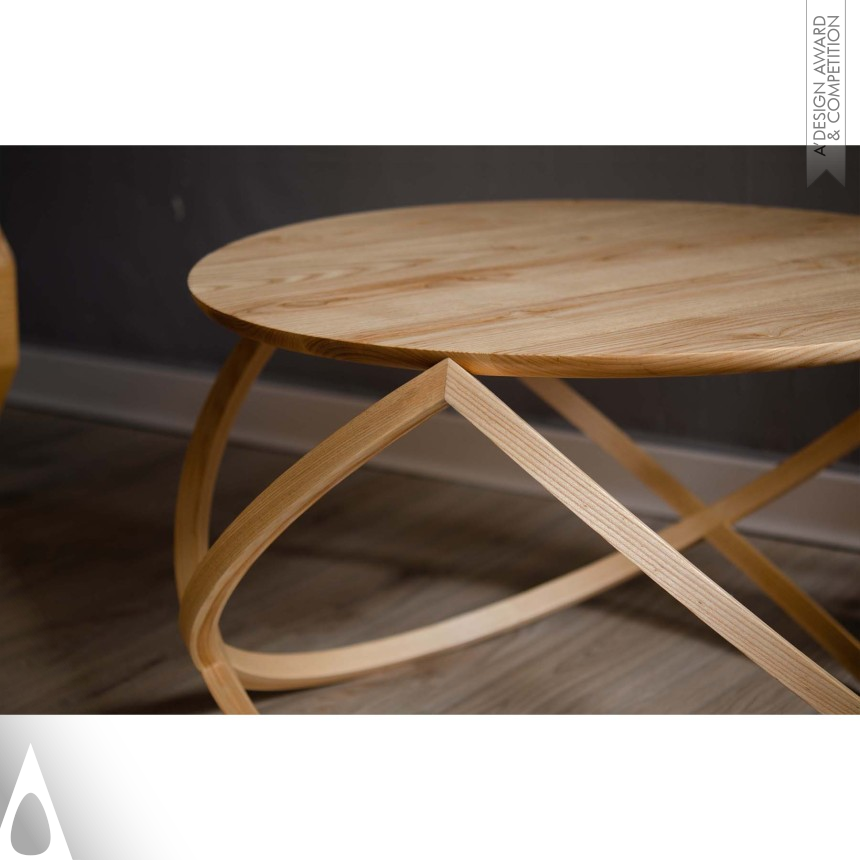 Iron Furniture Design Award Winner 2022 Arc Coffe Table 