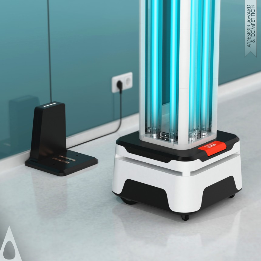 Iron Robotics, Automaton and Automation Design Award Winner 2022 Desibot Intelligent Disinfection Robot 