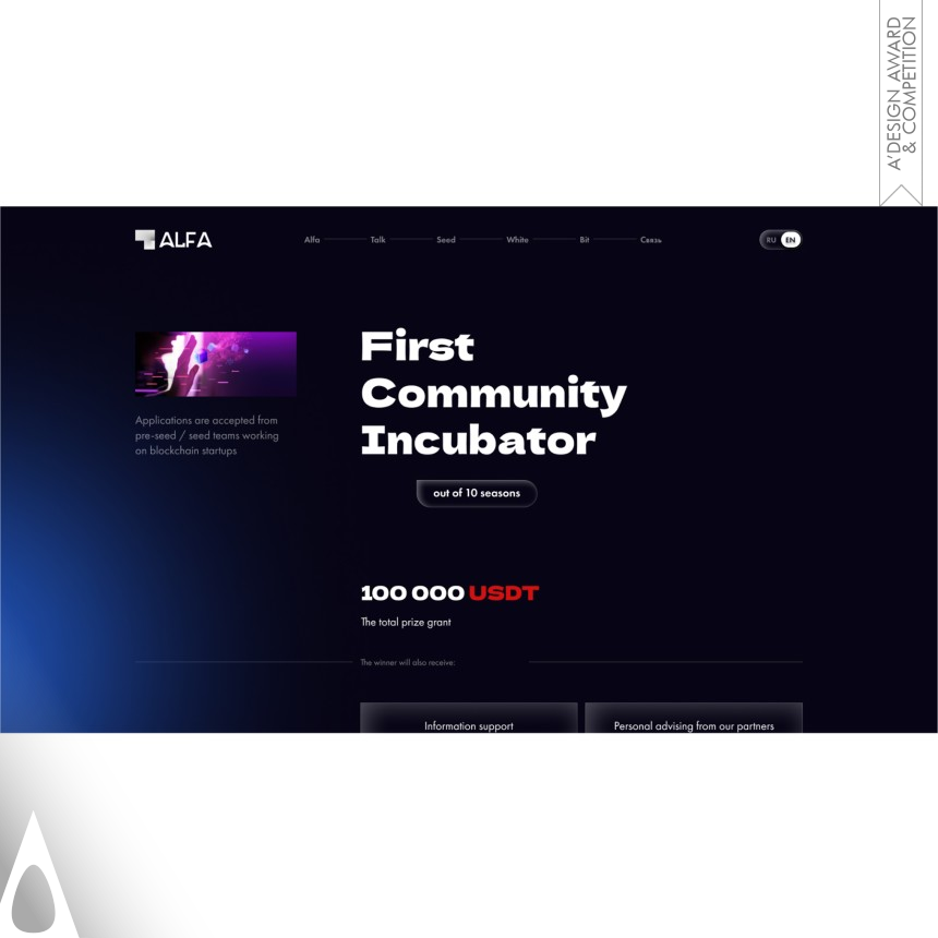 Alfa - Iron Website and Web Design Award Winner