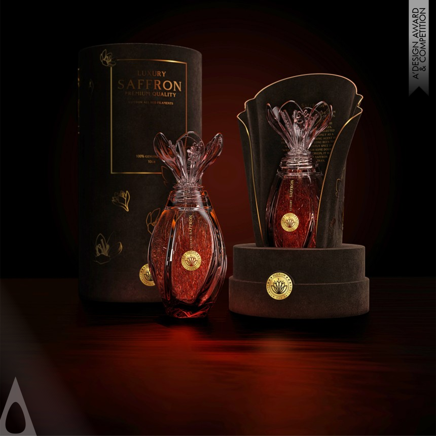 Bronze Packaging Design Award Winner 2022 Glorium Saffron Packaging 