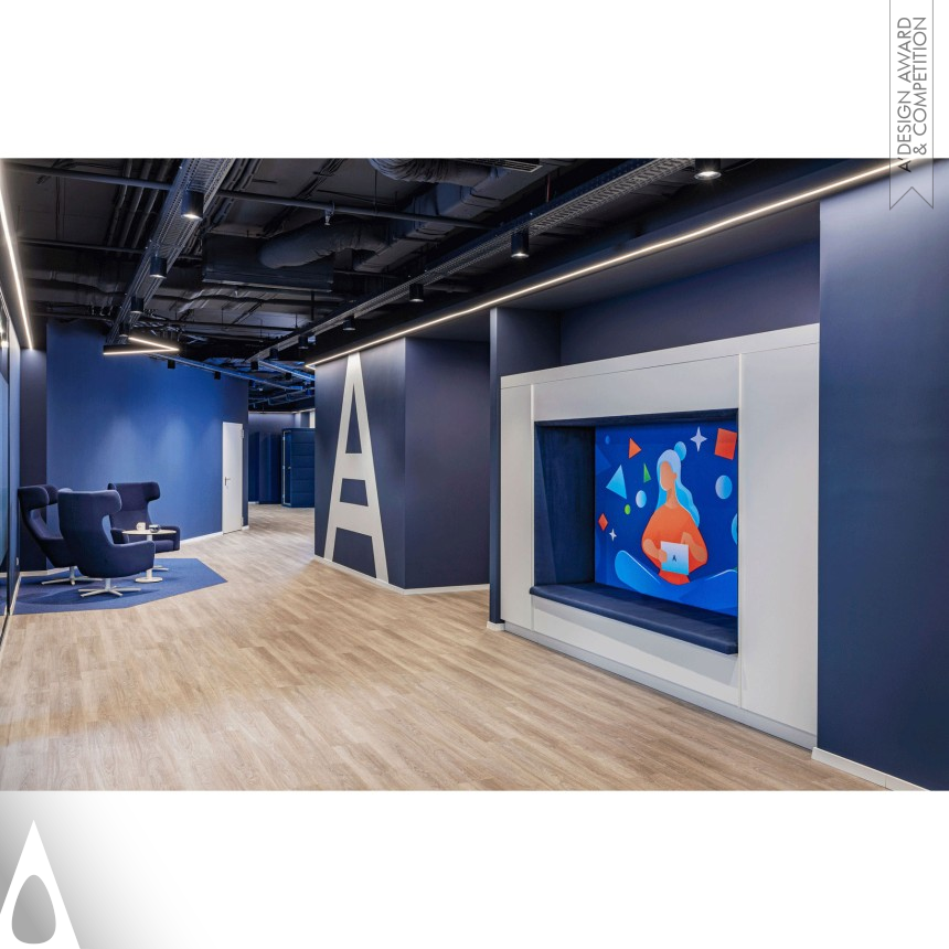 Iron Interior Space and Exhibition Design Award Winner 2022 Acronis Sofia Office Space 