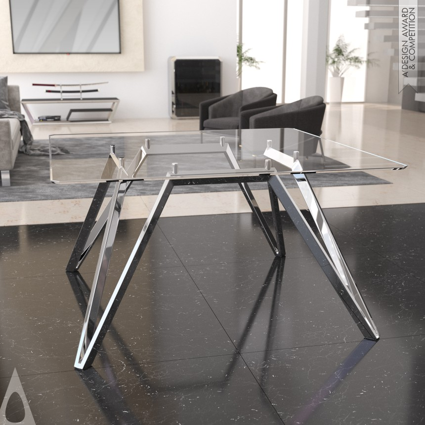 Silver Furniture Design Award Winner 2022 Apollo Dining Table 