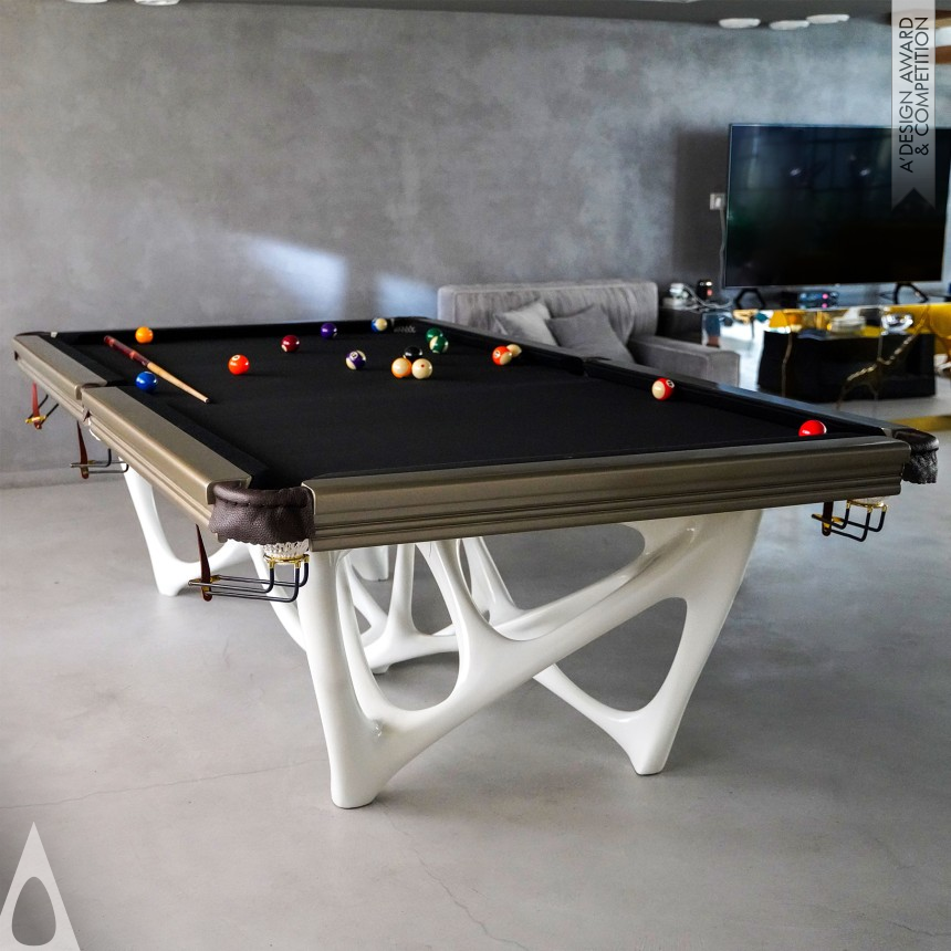 Bronze Furniture Design Award Winner 2022 Meta Cell Pool Table 