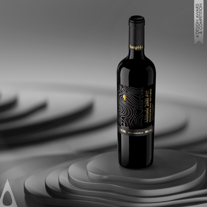 Yanhui Zhang's Altitude Series Wine Label