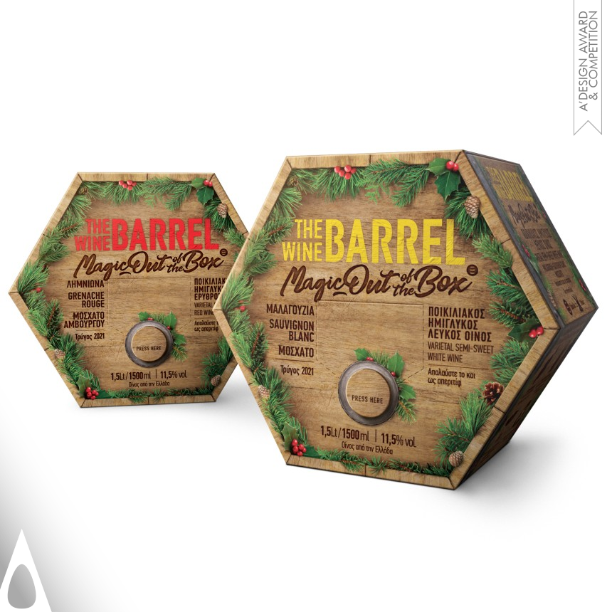 The Wine Barrel Xmas designed by Antonia Skaraki