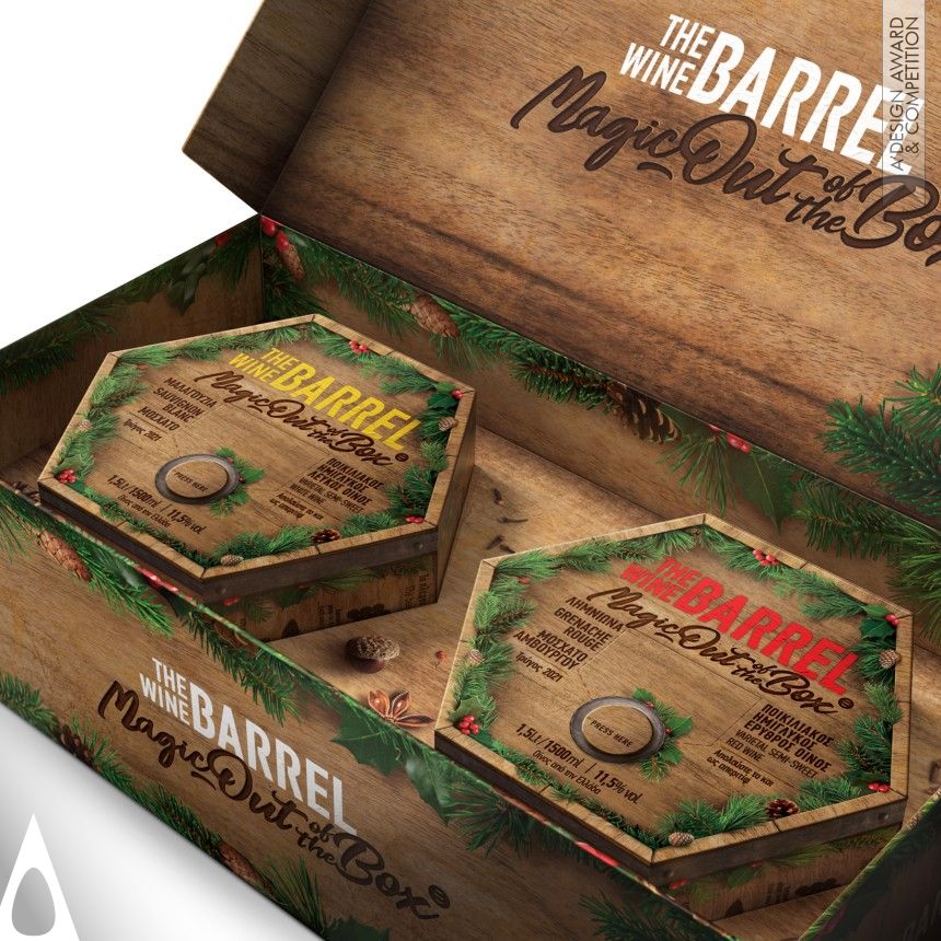 Antonia Skaraki's The Wine Barrel Xmas Limited Edition Packaging