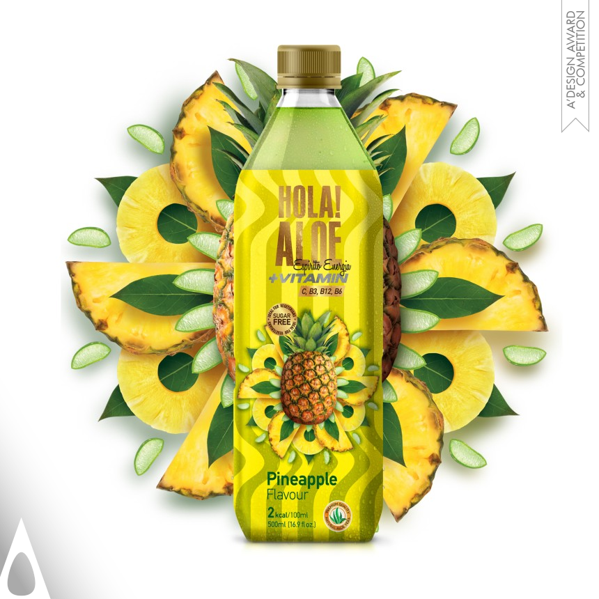 Bronze Packaging Design Award Winner 2023 Hola Aloe Packaging 