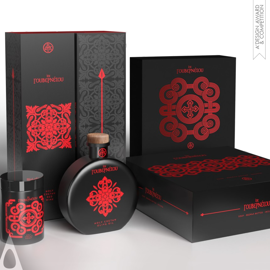 Iron Packaging Design Award Winner 2023 Gouverneto Monastery Branding 