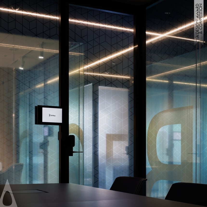 Silver Interior Space and Exhibition Design Award Winner 2023 Bitkey Office 