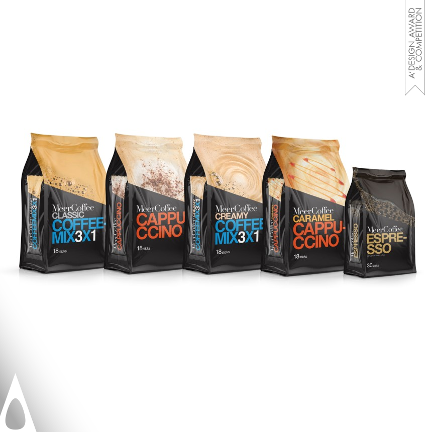 Bronze Packaging Design Award Winner 2023 Meer Instant Coffee Packaging 