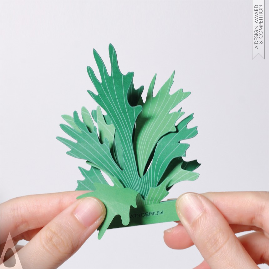 Iron Art and Stationery Supplies Design Award Winner 2023 Paper Forest Decoration Sticker 